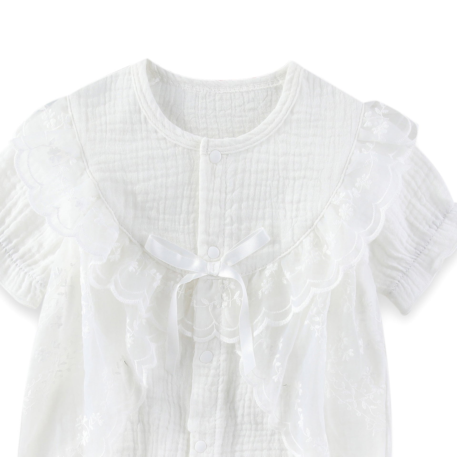 Infant Girls Self-Designed Cotton Romper