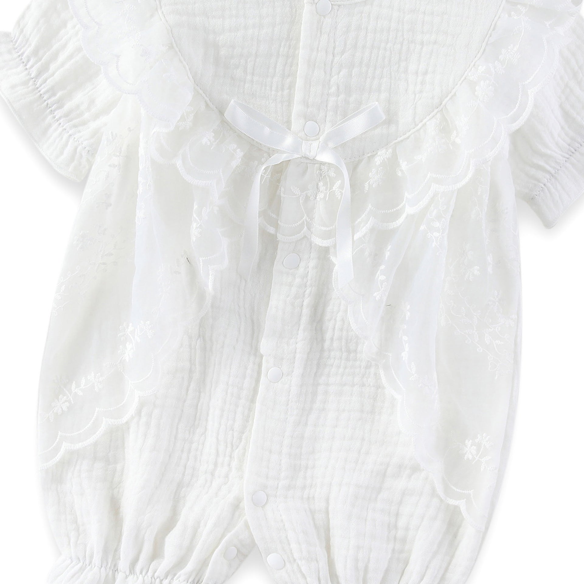 Infant Girls Self-Designed Cotton Romper
