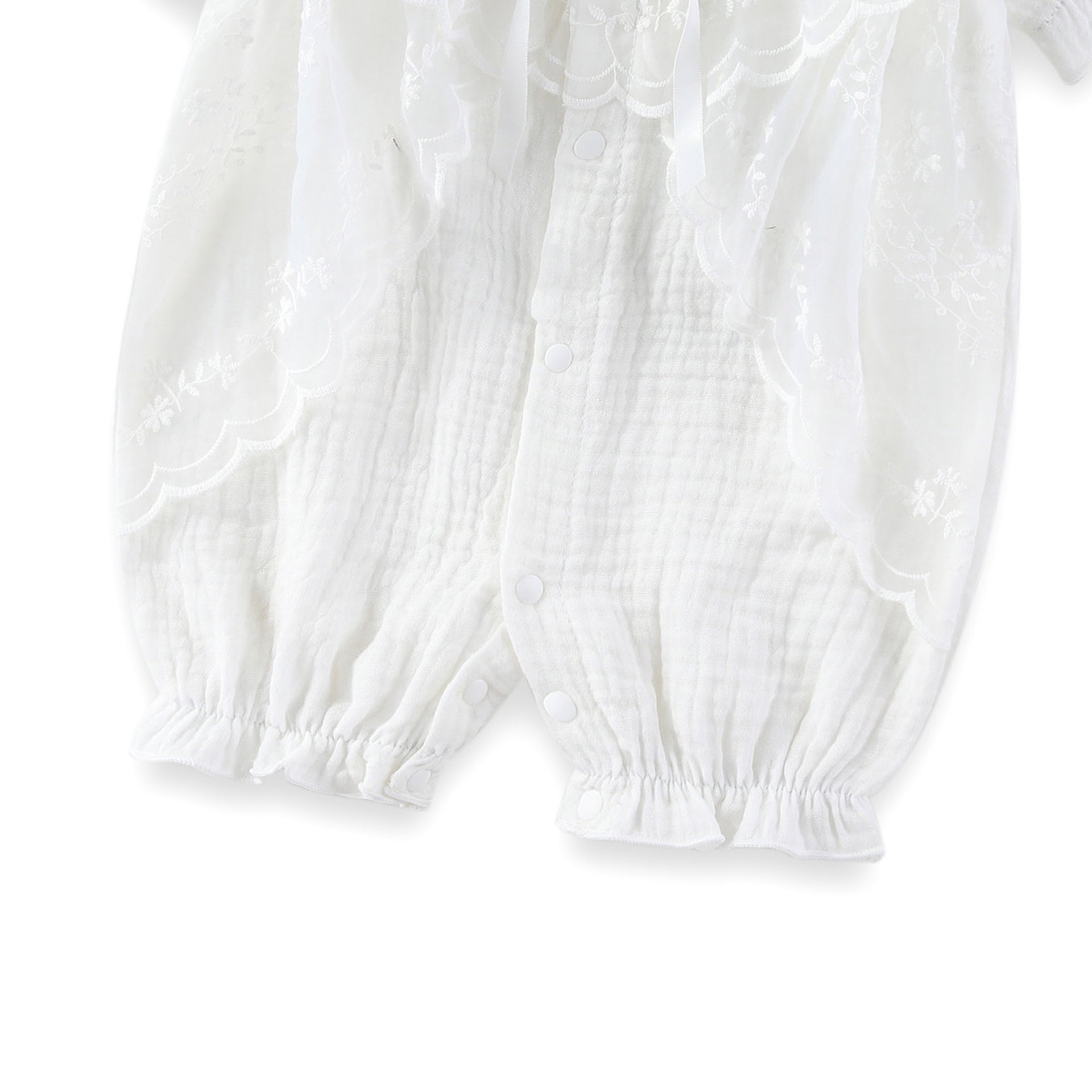 Infant Girls Self-Designed Cotton Romper