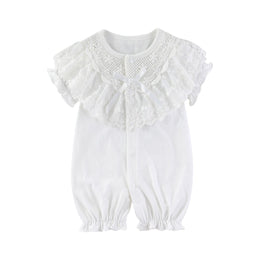 Infant Girls Self-Designed Cotton Rompers