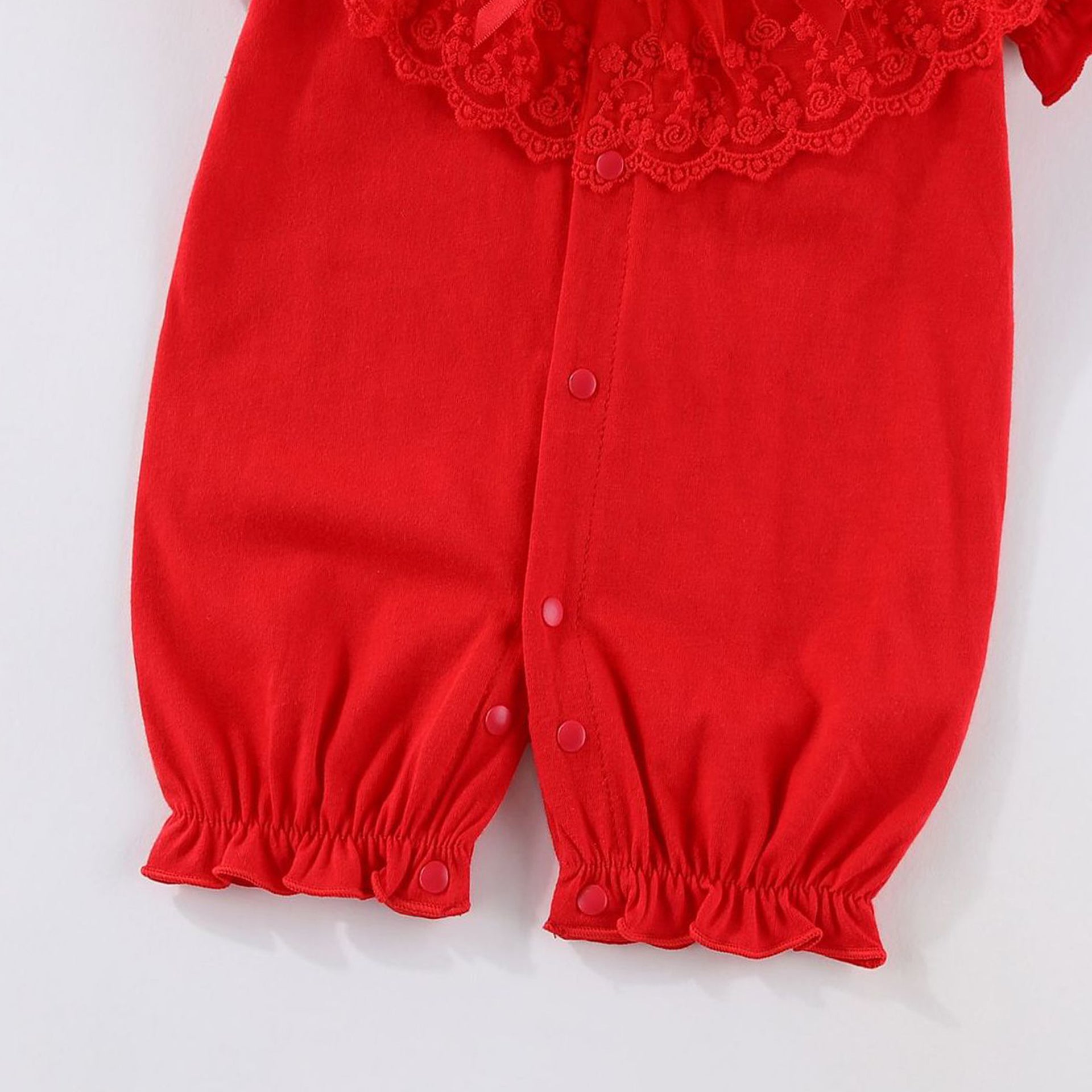 Infant Girls Self-Designed Cotton Rompers
