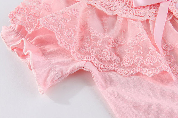 Infant Girls Self-Designed Cotton Rompers