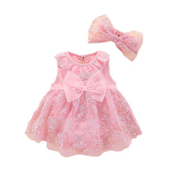 Kids-Girls Lace Detailed Dress Style Rompers