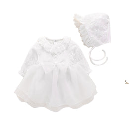 Kids-Girls Self Design Dress Style Rompers Comes With A Cap