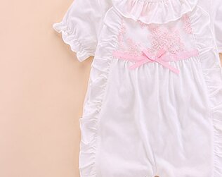 Kids-Girls Rompers Comes With A Bow
