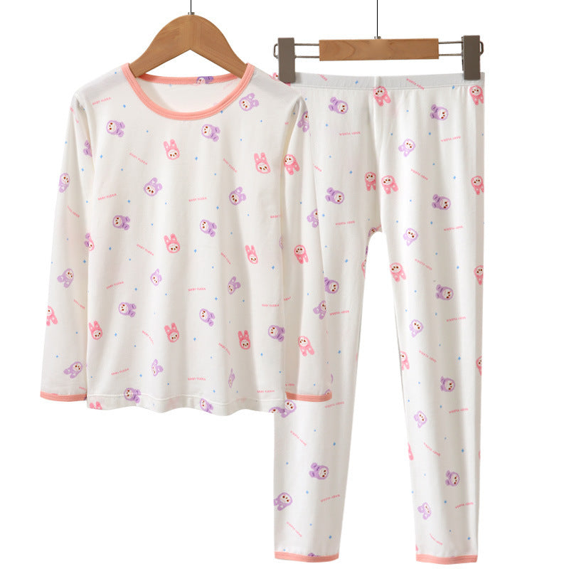 Girls Printed T-shirt with Pyjamas