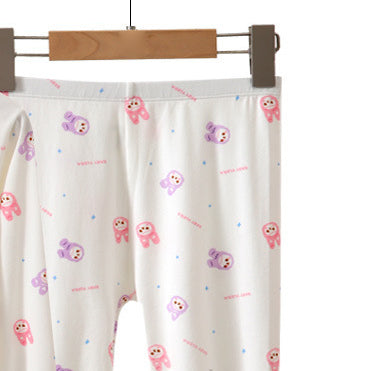 Girls Printed T-shirt with Pyjamas