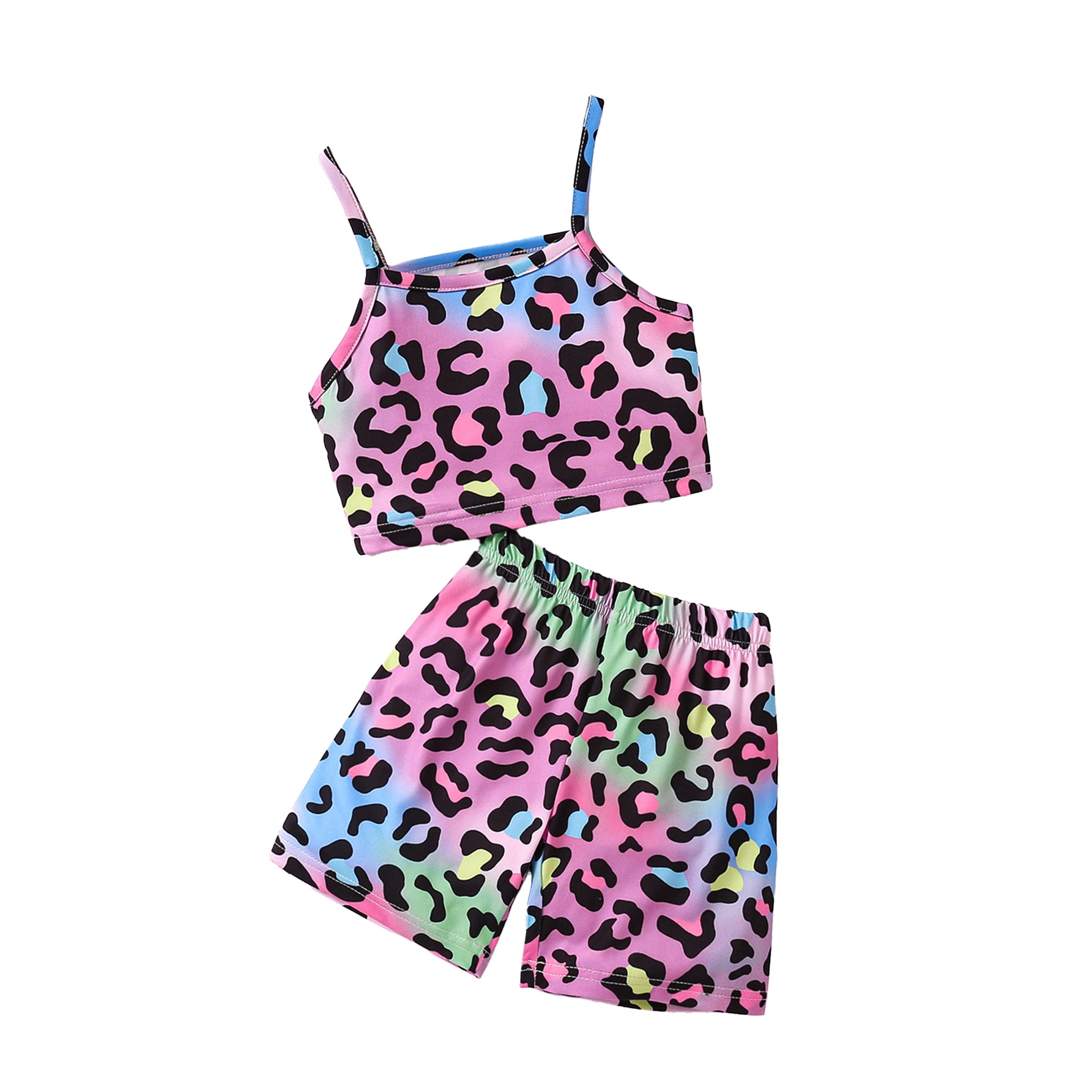 Girls Printed Top with Shorts