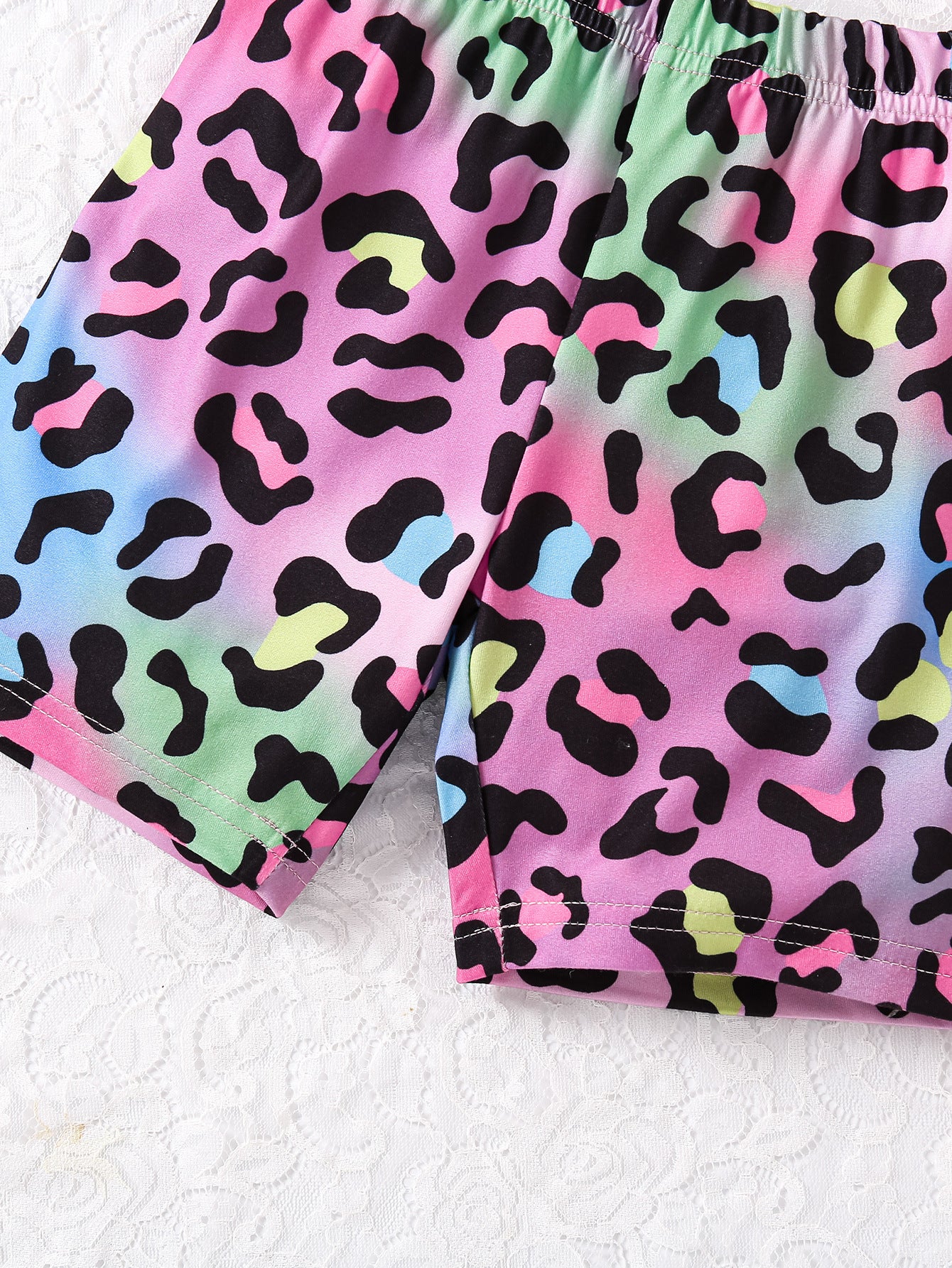 Girls Printed Top with Shorts