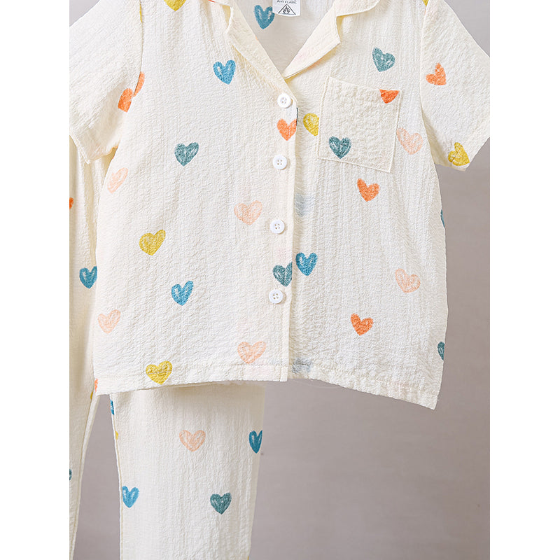 Girls Printed Shirt With Short