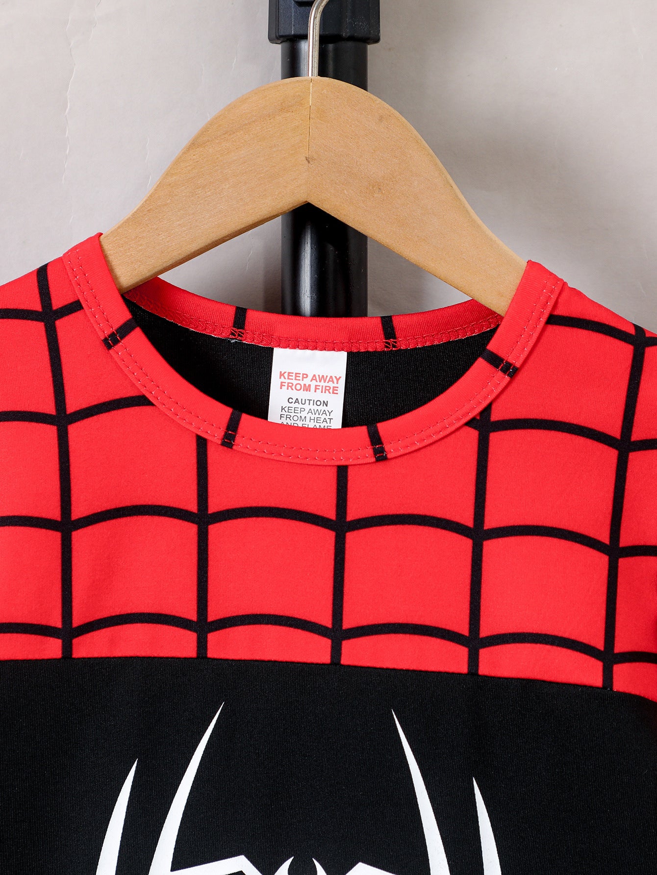 Boys Red Spider Man Printed Casual T-shirt With Shorts