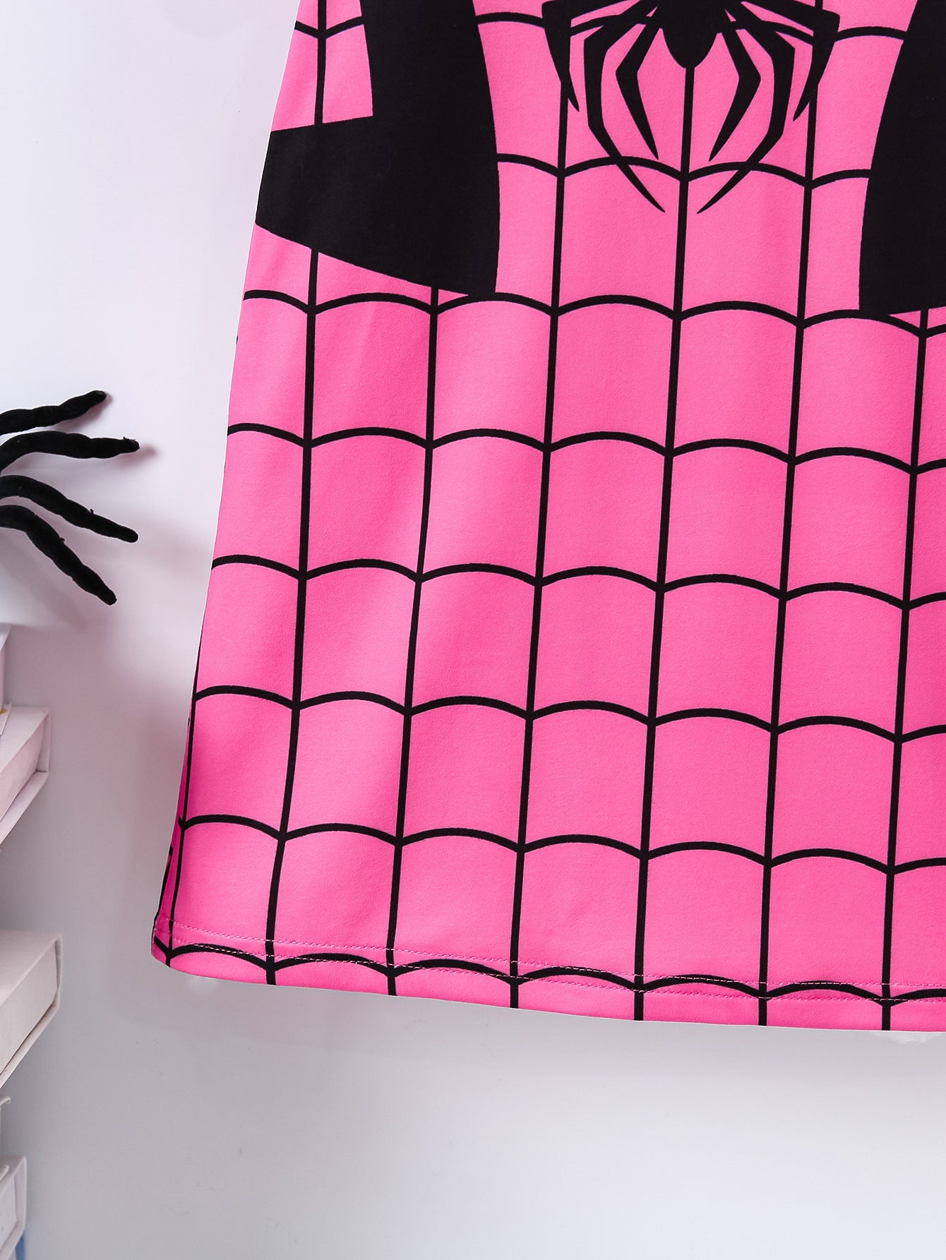 Girls Checked Fit & Flare Dress