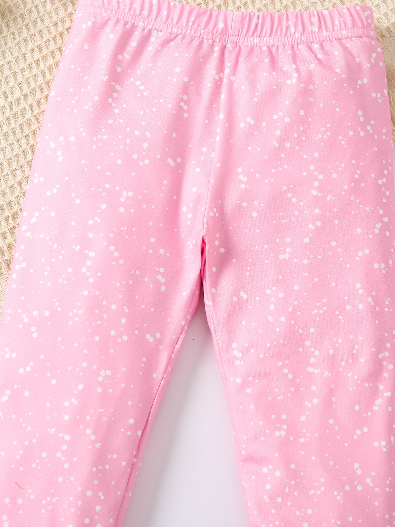 Girls Pink Mid-Rise Easy Wash Regular Trousers