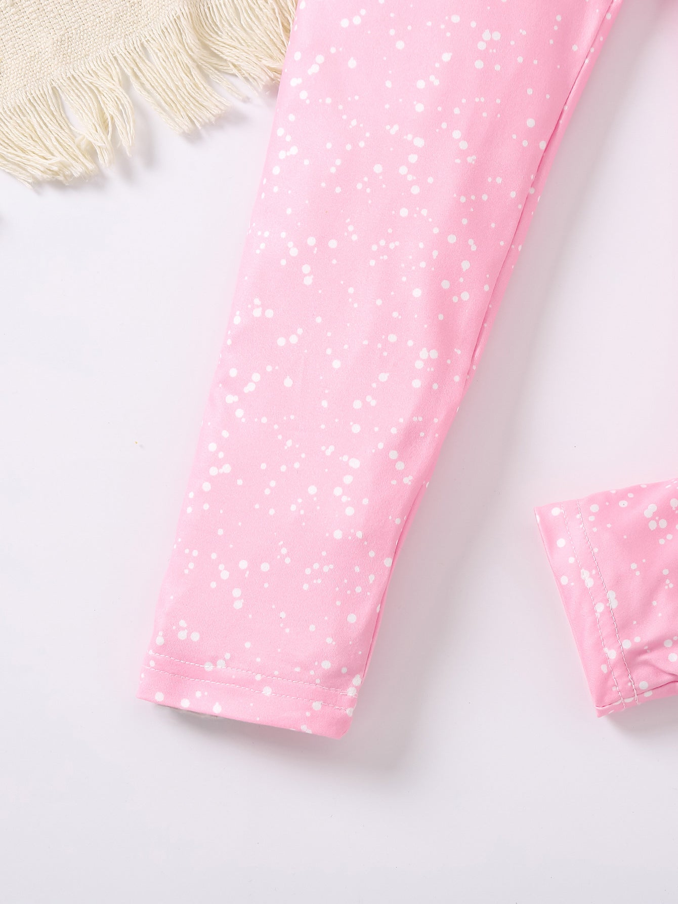 Girls Pink Mid-Rise Easy Wash Regular Trousers