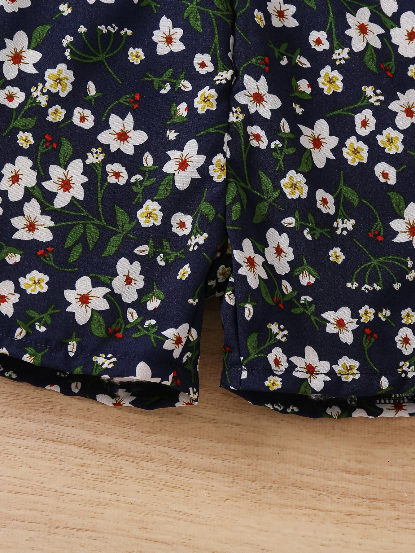 Girls Green Floral Printed Fit & Flare Dress