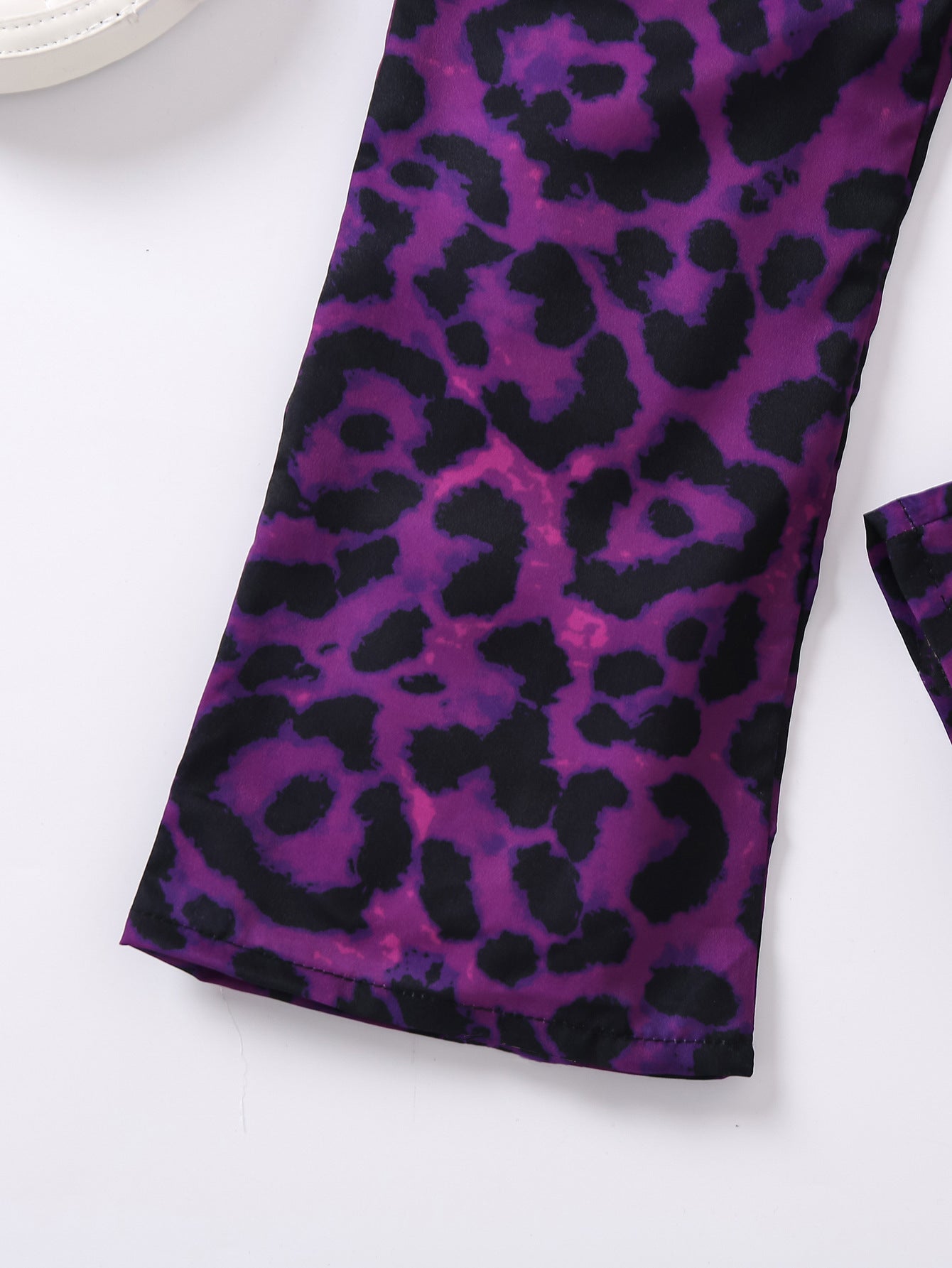 Girls Loose Fit Animal Printed Mid-Rise Trousers