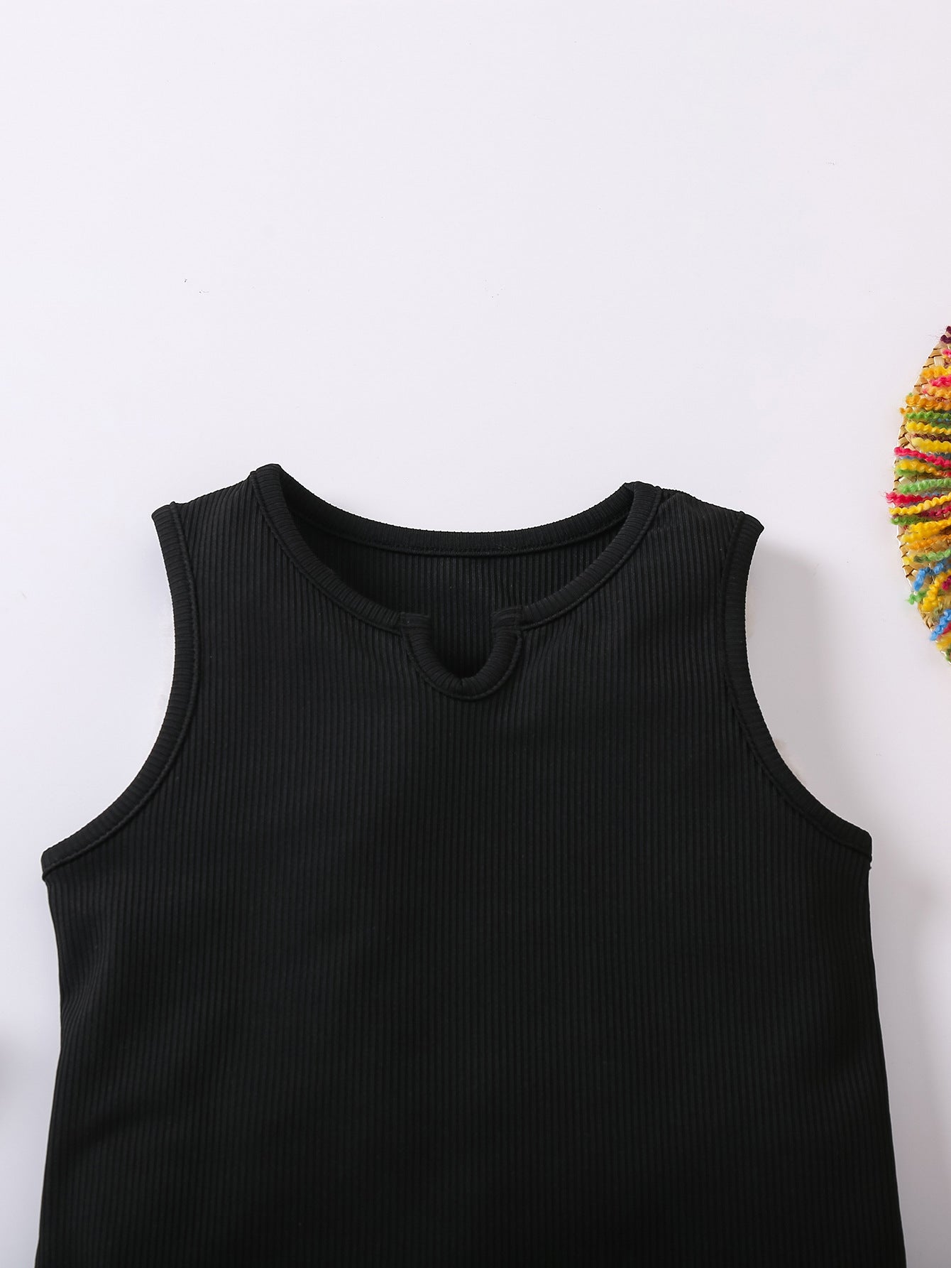 Girls Round Neck Top with Shorts