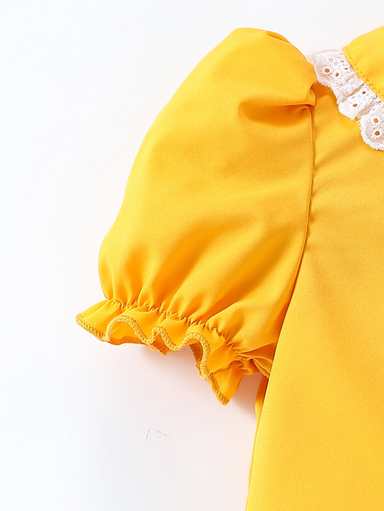 Solid Peter Pan Collar Casual Shirt