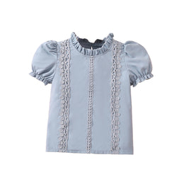 Solid Girls Opaque Casual Shirt