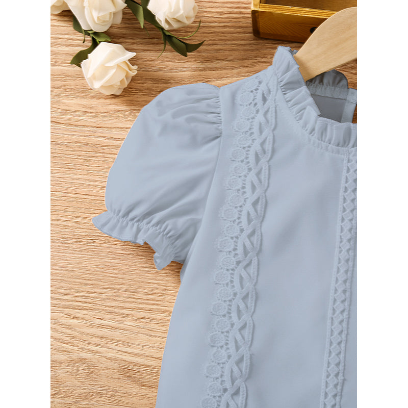Solid Girls Opaque Casual Shirt