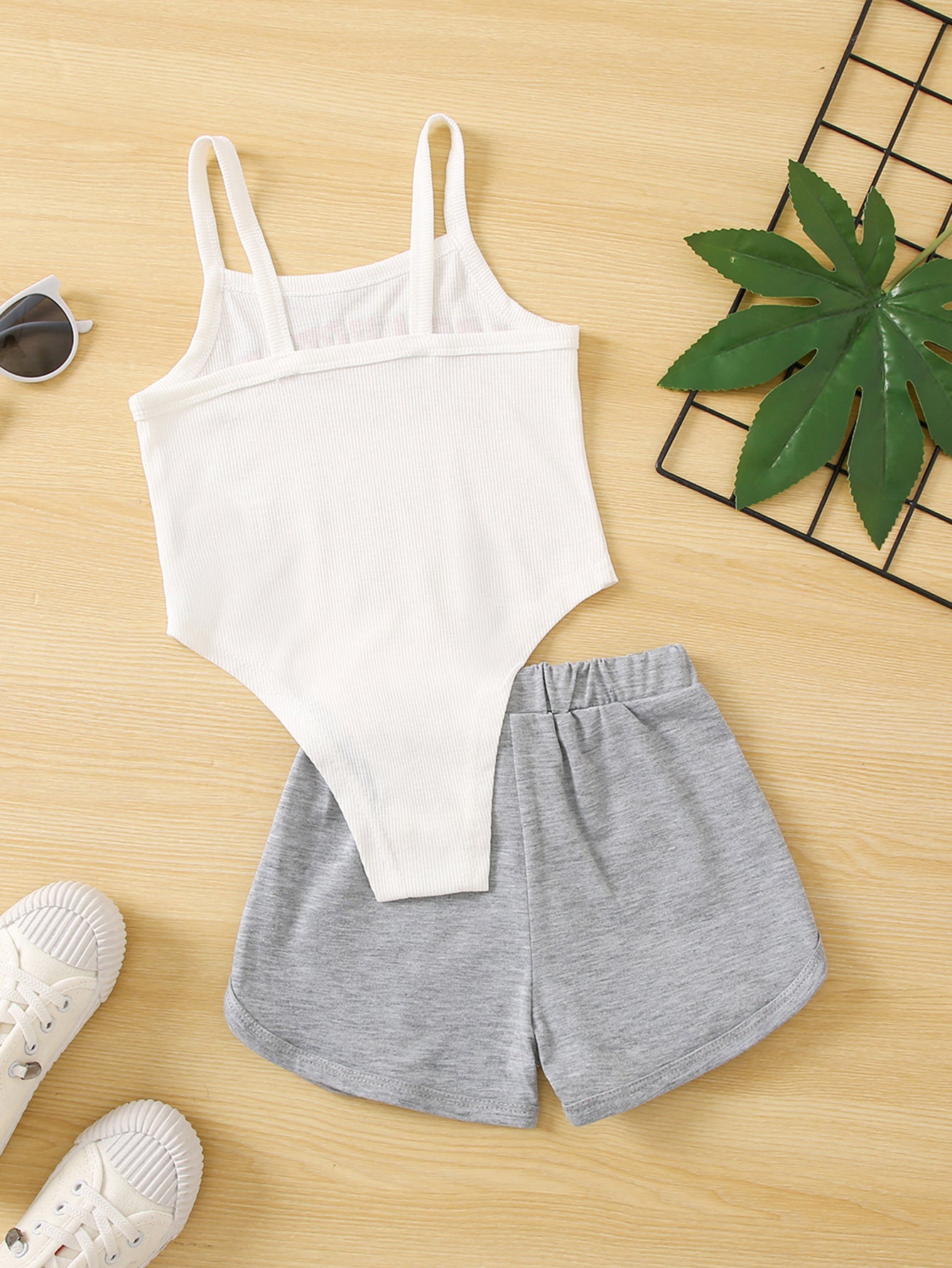 Girls Printed Top with Shorts