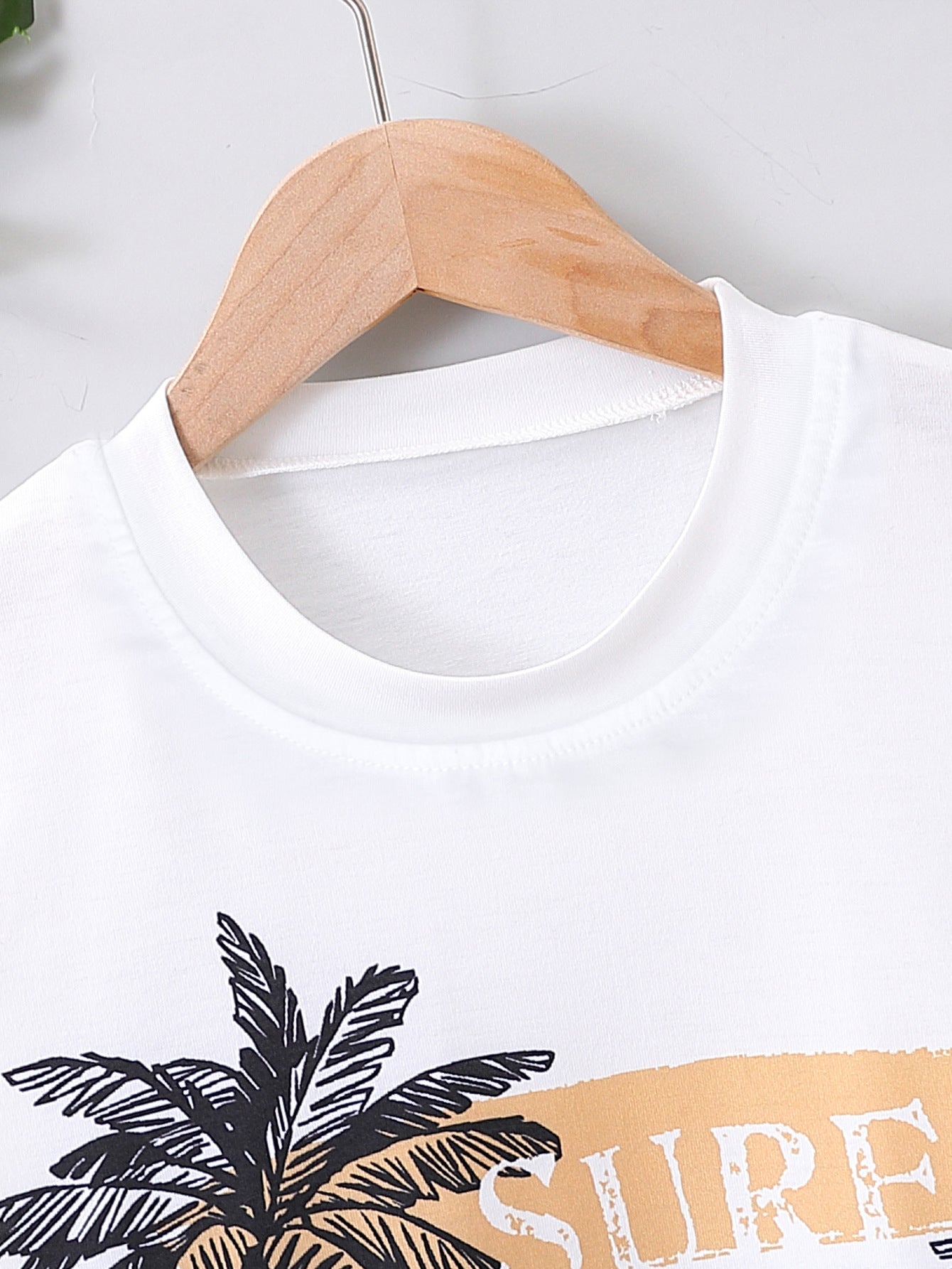 Boys Printed T-shirt with Shorts