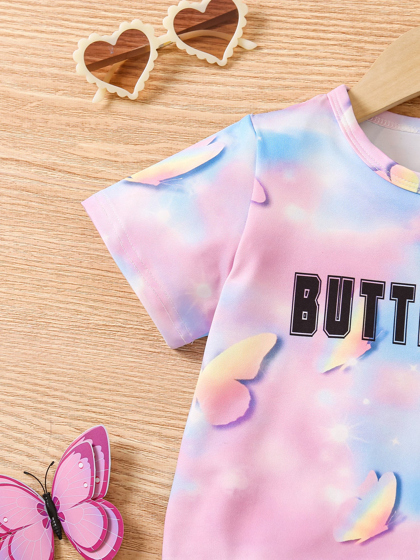 Boys Typographic Printed Round Neck T-shirt with Shorts