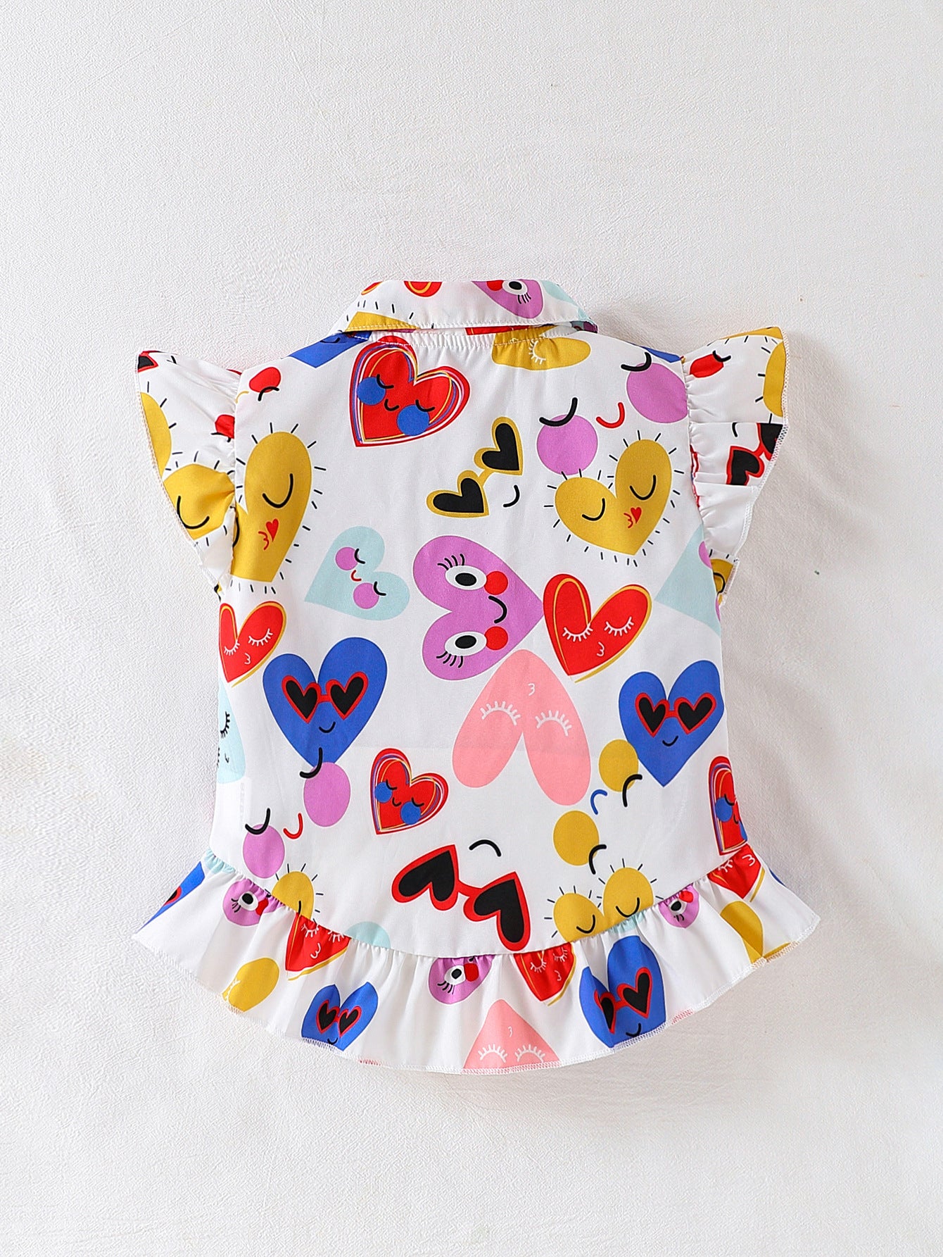 Girls Graphic Printed Casual Shirt