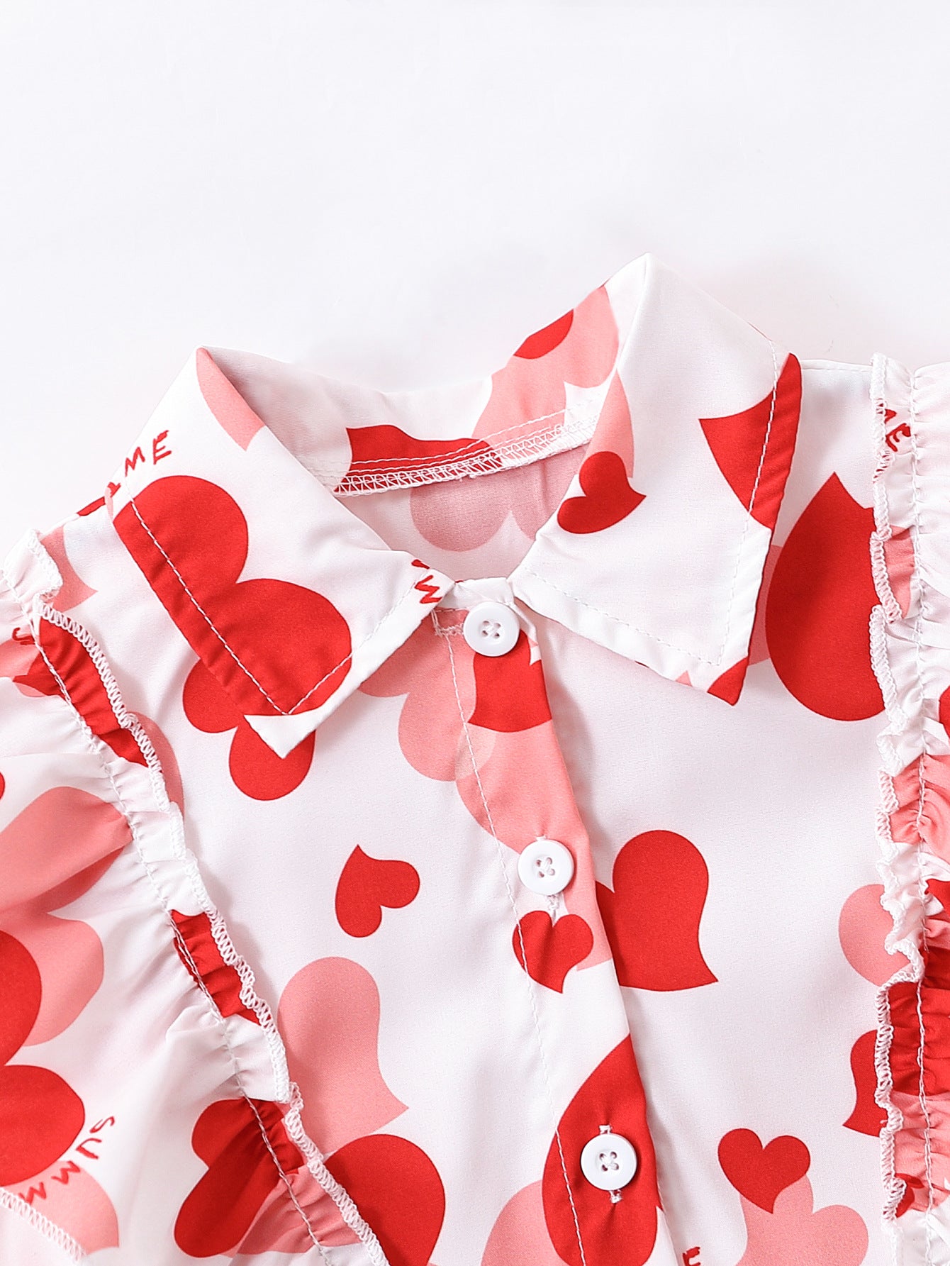 Girls Opaque Printed Casual Shirt