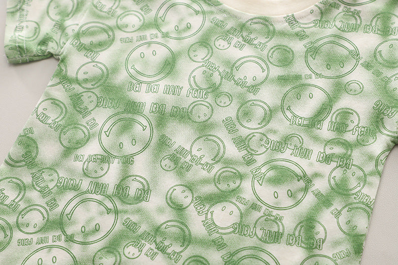 Boys Printed T-shirt With Short