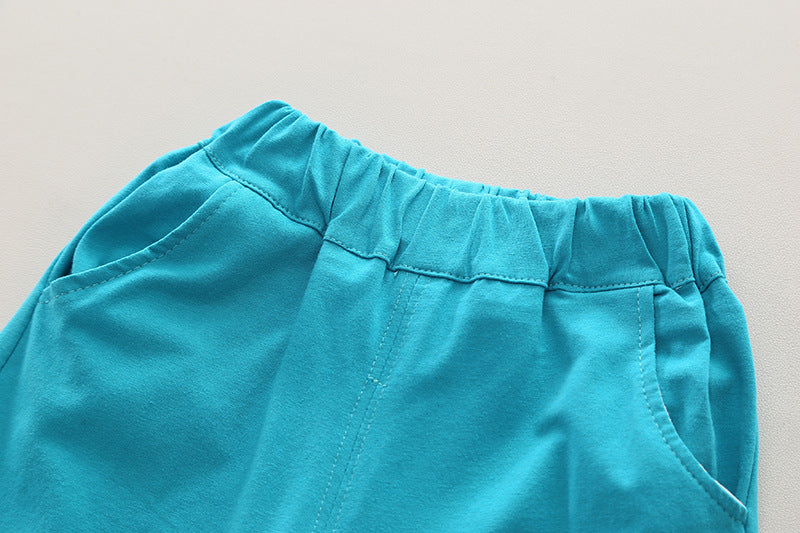 Boys Printed T-shirt with Shorts