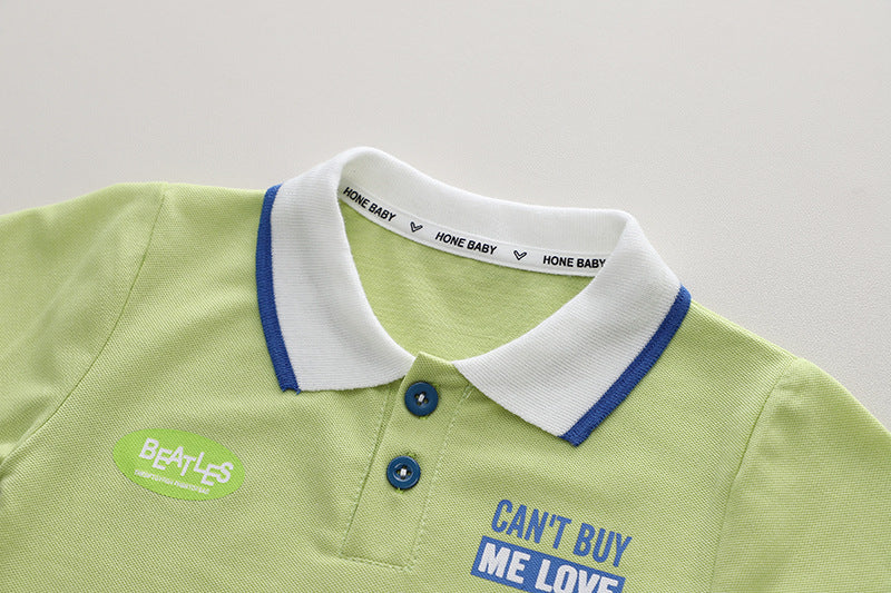 Boys Printed Pure Cotton T-shirt with Shorts