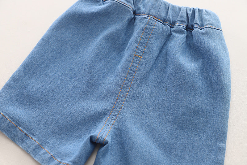 Boys Striped Shirt with Shorts