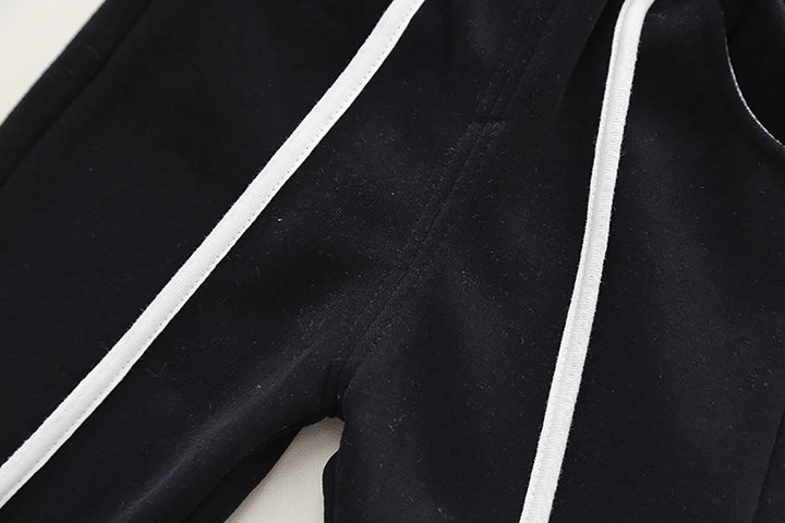 Boys Peter Pan Collar Long Sleeves Sweatshirt With Jogger