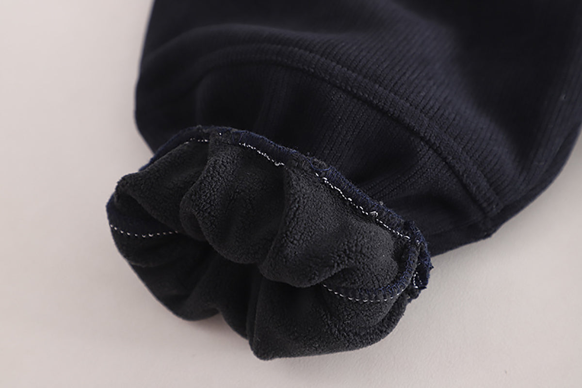 Boys Striped Polo Collar Long Sleeves Sweatshirt With Jogger