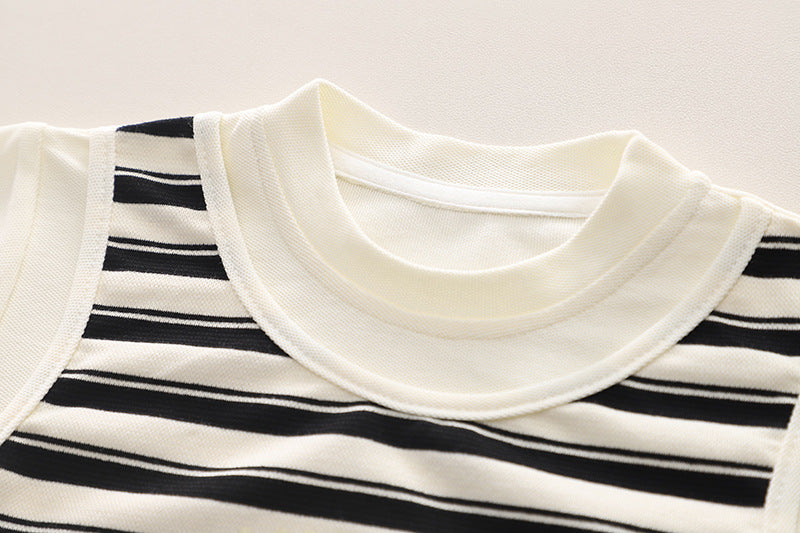 Boys Striped Shirt With Short