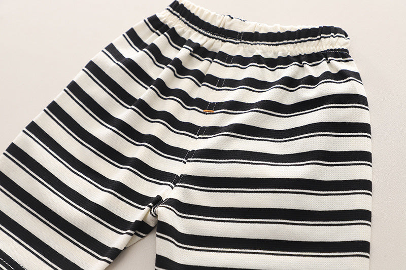Boys Striped Shirt With Short