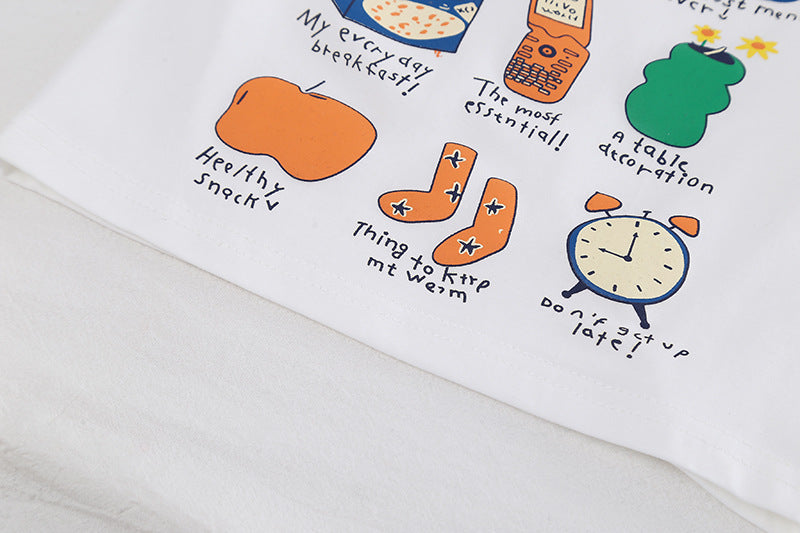 Boys Printed Pure Cotton T-shirt with Shorts