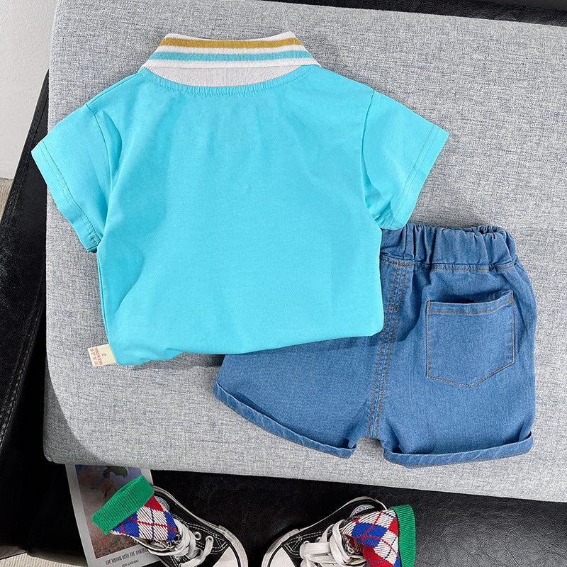Boys Printed T-shirt With Short