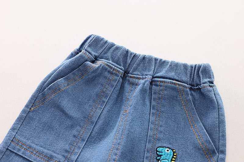 Boys Striped T-shirt with Trousers