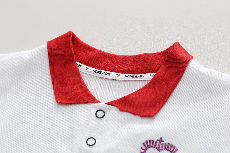 Boys Printed Pure Cotton T-shirt with Shorts