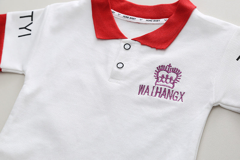 Boys Printed Pure Cotton T-shirt with Shorts