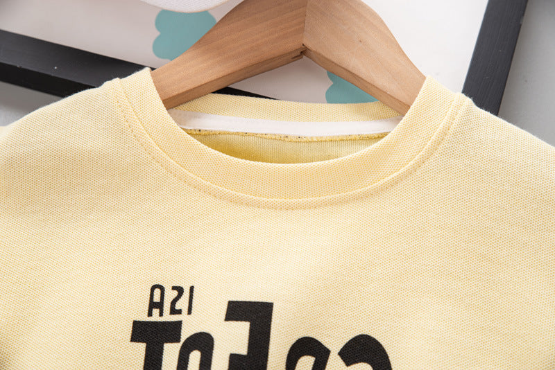 Boys Printed Pure Cotton T-shirt With Short