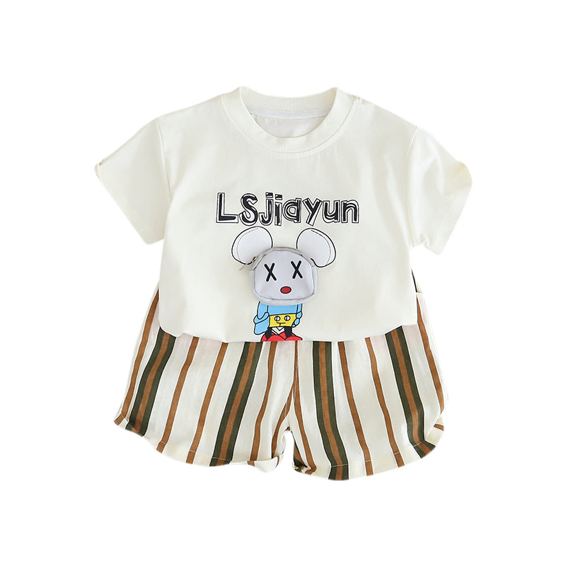 Boys Printed T-shirt With Short