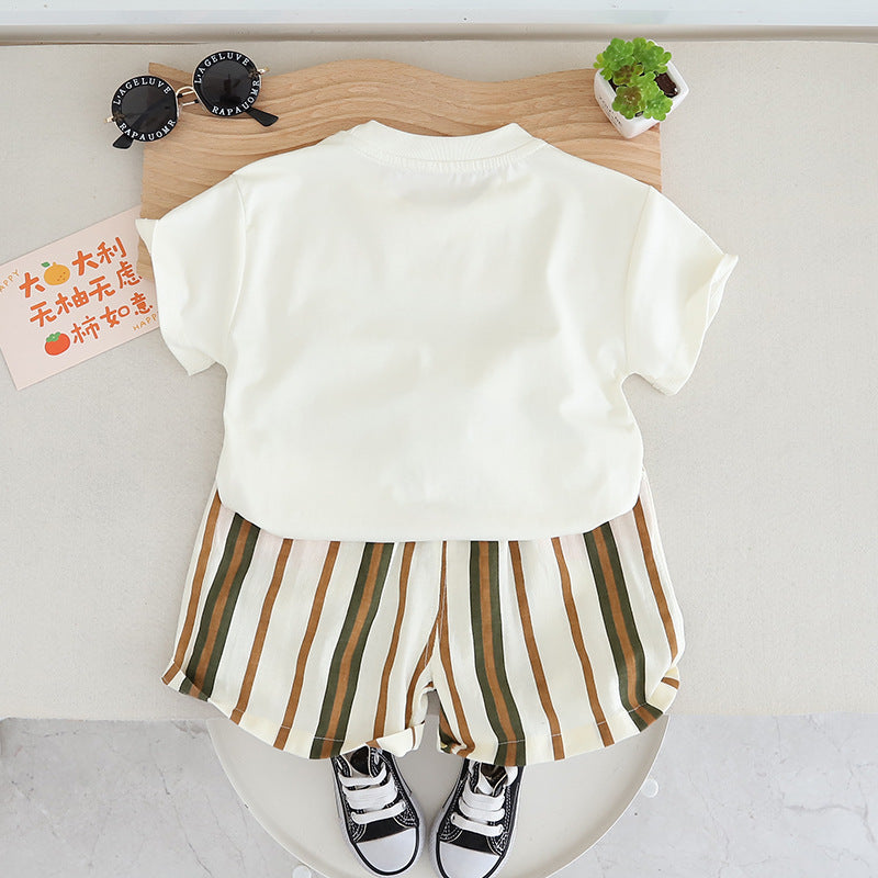 Boys Printed T-shirt With Short