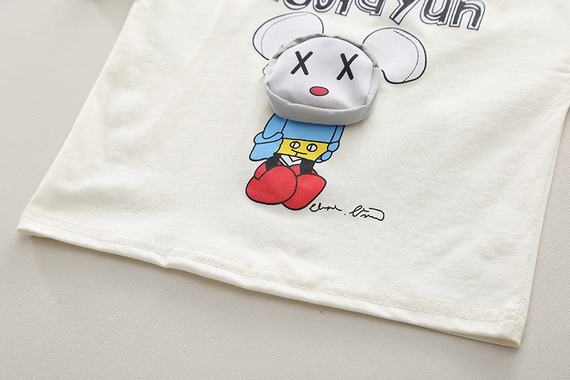 Boys Printed T-shirt With Short