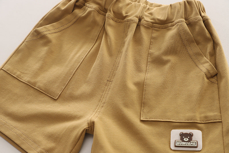 Boys Printed T-shirt With Shorts