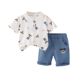 Boys Printed T-shirt With Short