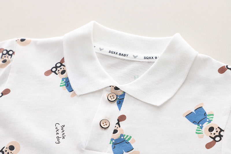 Boys Printed T-shirt With Short