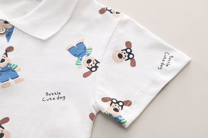 Boys Printed T-shirt With Short